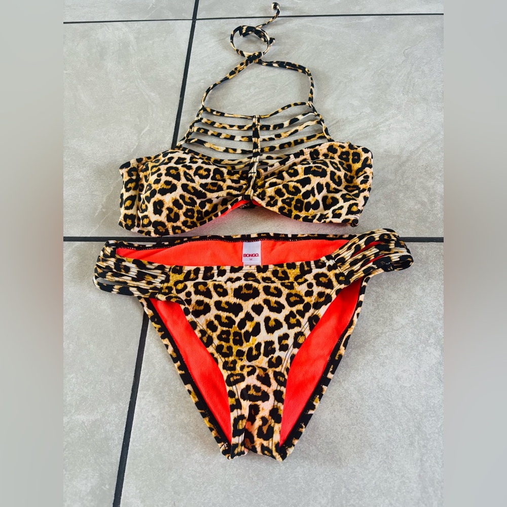 Bongo Leopard Print Bikini Set